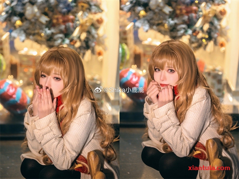 shika小鹿鹿最全60套照片集，圣诞惊喜美得不可思议