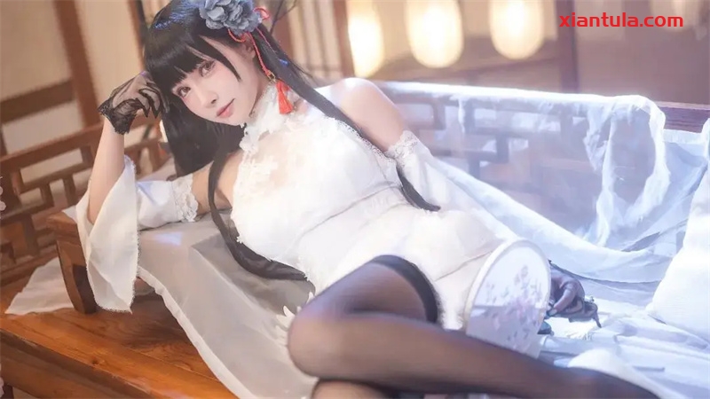 超级小禾儿柴郡过场旗袍图片品鉴，超好看