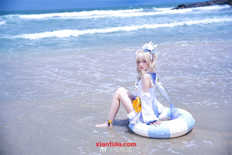 桜桃喵蓝色衬衫1G照片分享，没有老社畜不爱