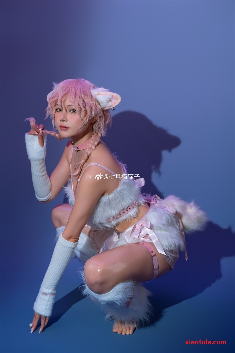 七月喵子最新力作曝光！兔女系列与幻想兽娘集的创意秘密揭秘