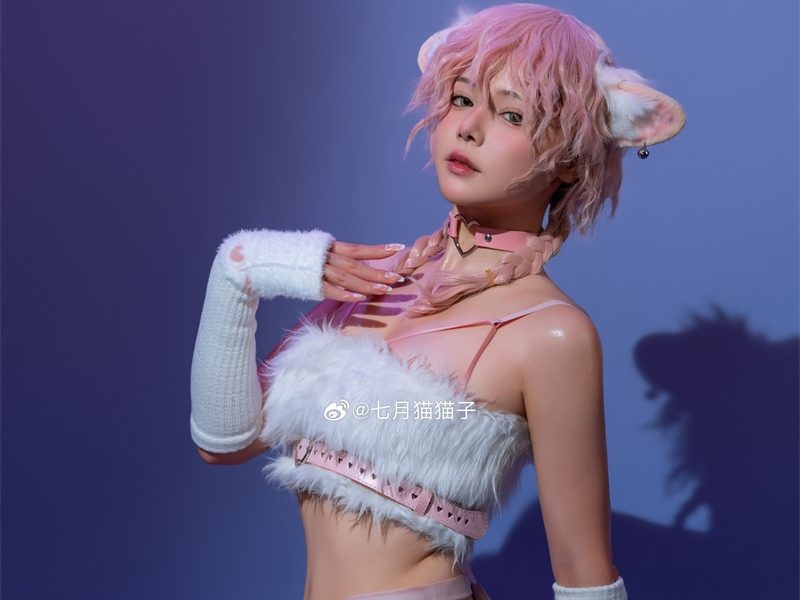 七月喵子最新力作曝光！兔女系列与幻想兽娘集的创意秘密揭秘