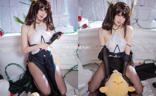 安食ajiki白猫猫的图片分享，身材与美貌的双重震撼