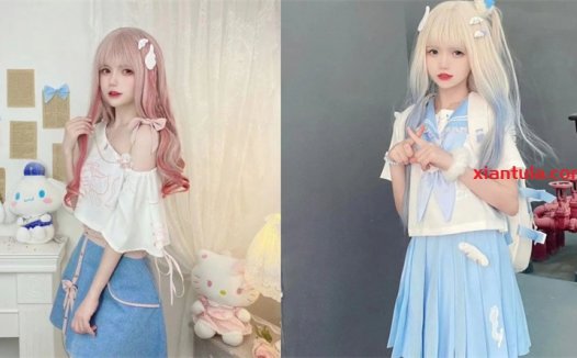 落英酱维密图片更新完毕，春天里的一抹艺术品