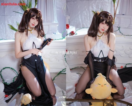 安食ajiki白猫猫的图片分享，身材与美貌的双重震撼